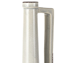Jumbo White And Gray Jug Vase