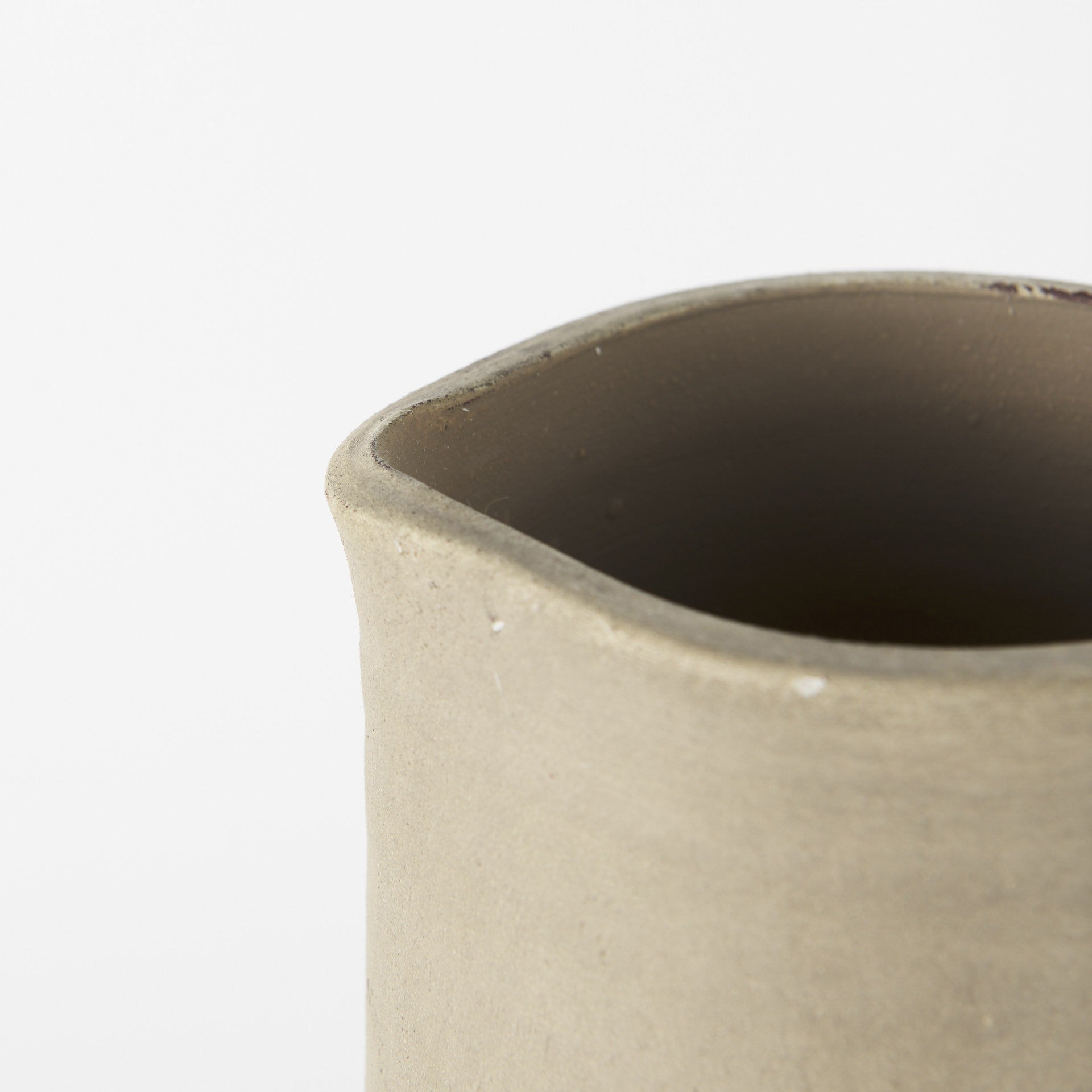 Rustic Organic White And Natural Decorative Jug 16"