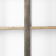 Silver Iron Framed Wooden Shelving Unit