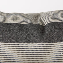 Beige And Gray Striped Throw Pillow Cover