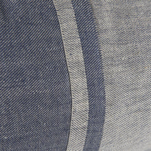 Gray And Blue Color Block Lumbar Pillow Cover