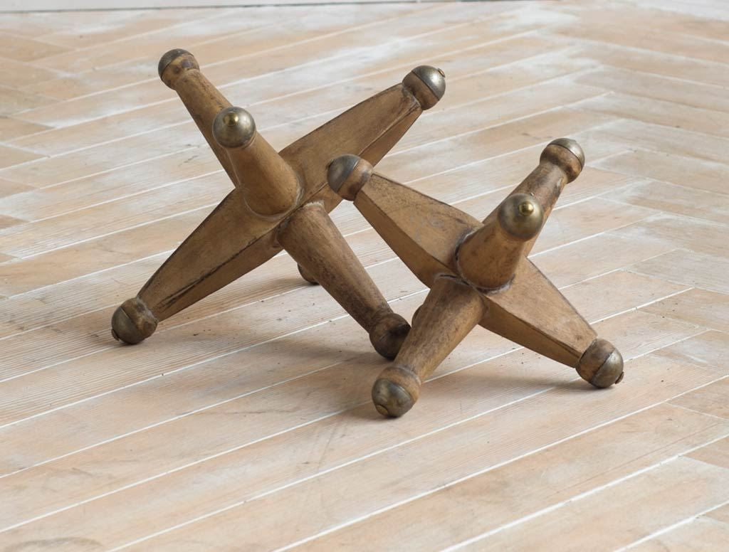 Dark Brown Wooden Jack Sculpture