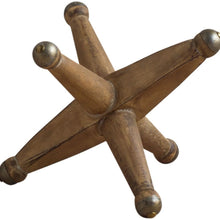 Dark Brown Wooden Jack Sculpture