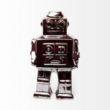 Silver Metal Robot Shaped Sculpture