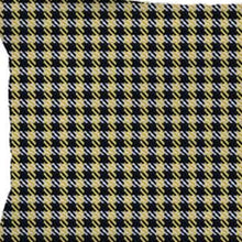 Set Of 2 Yellow Houndstooth Lumbar Pillow Covers