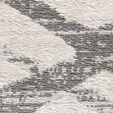 Gray Modern Abstract Pattern Runner Rug - 2’ x 10’