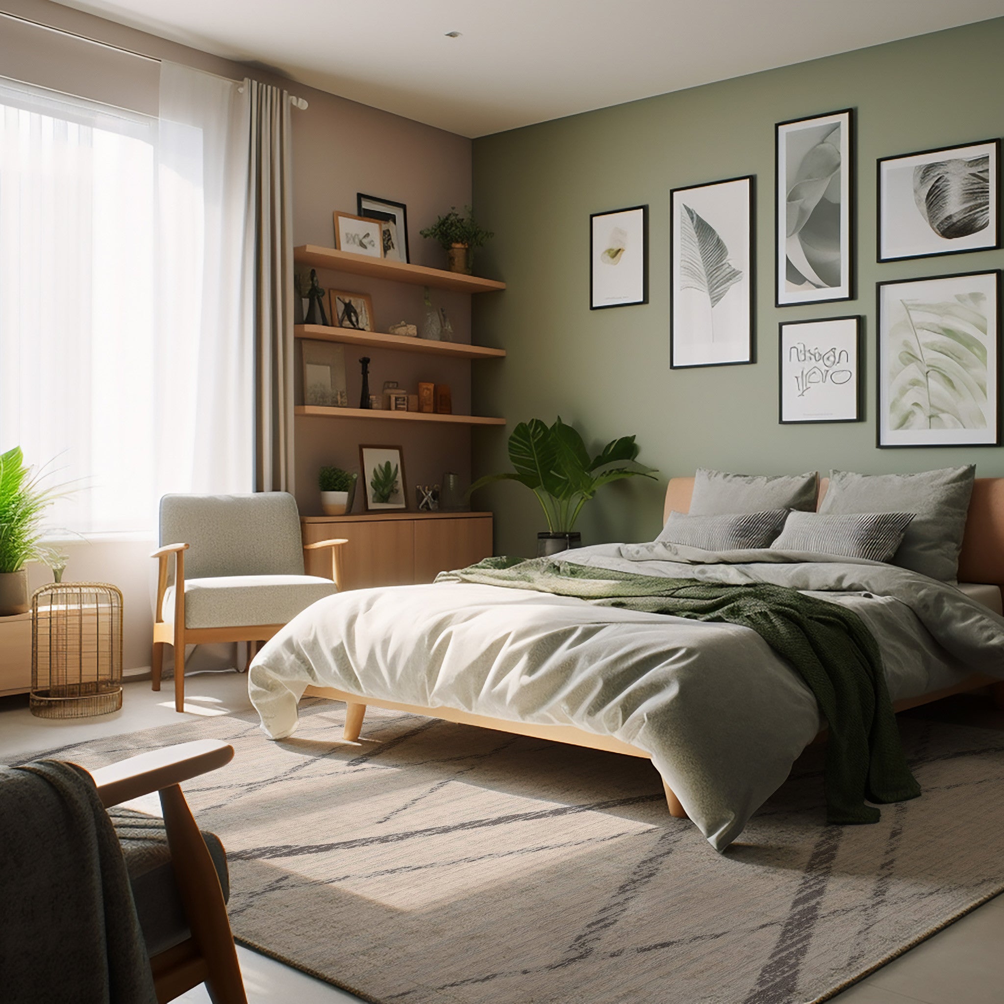 Gray Modern Abstract Pattern Runner Rug - 2’ x 10’