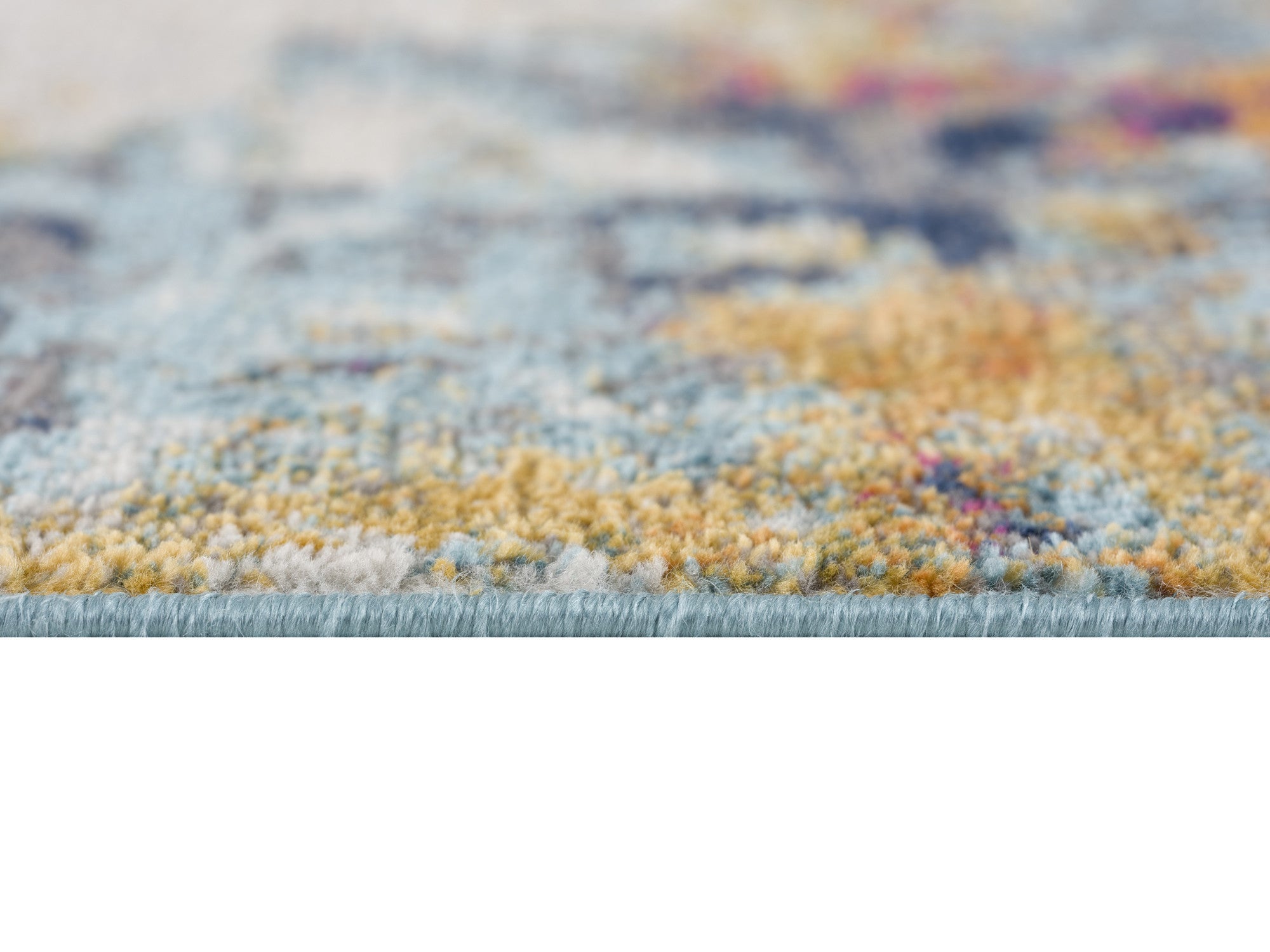 2’ X 4’ Multicolored Abstract Painting Area Rug