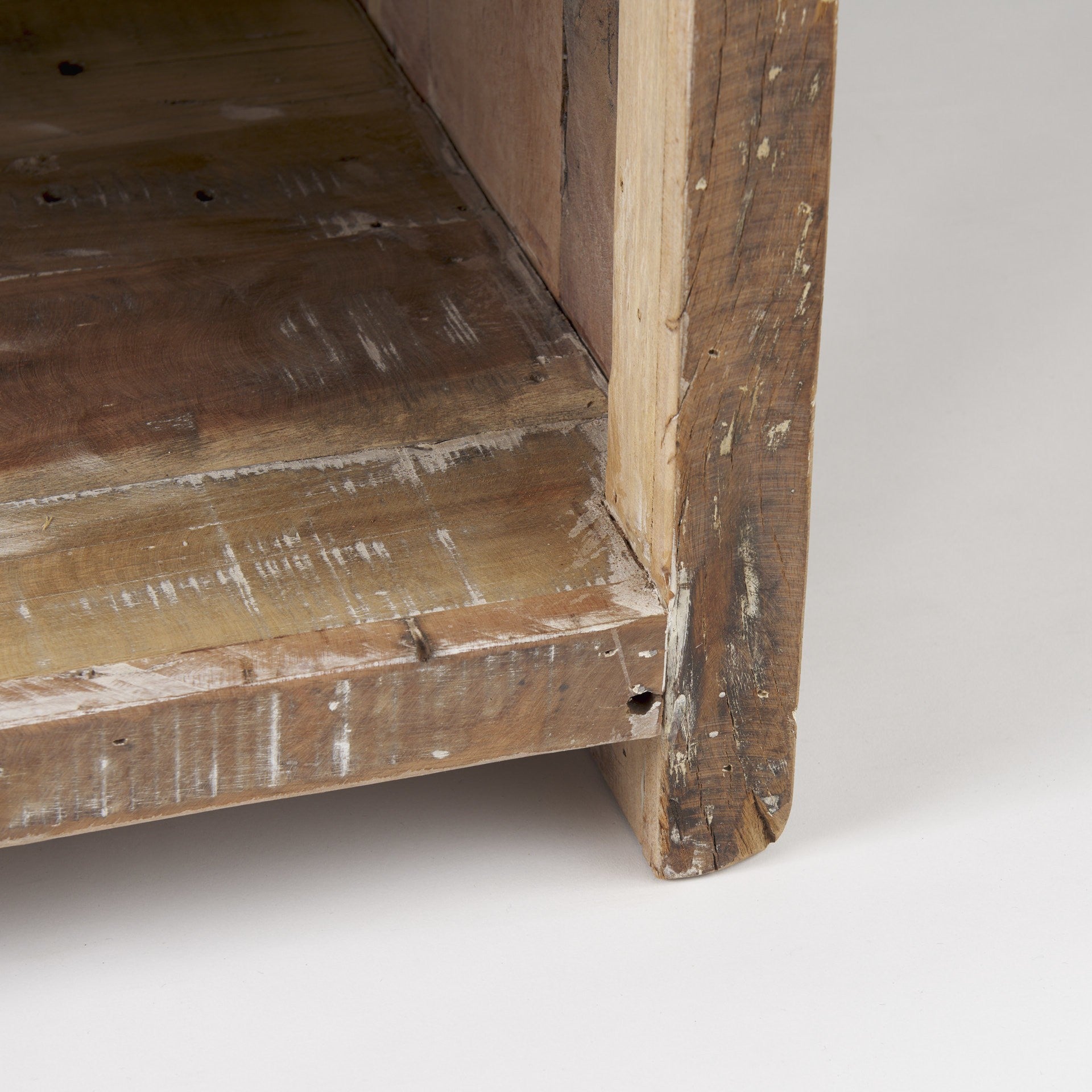 Light Brown Solid Wood Coffee Table