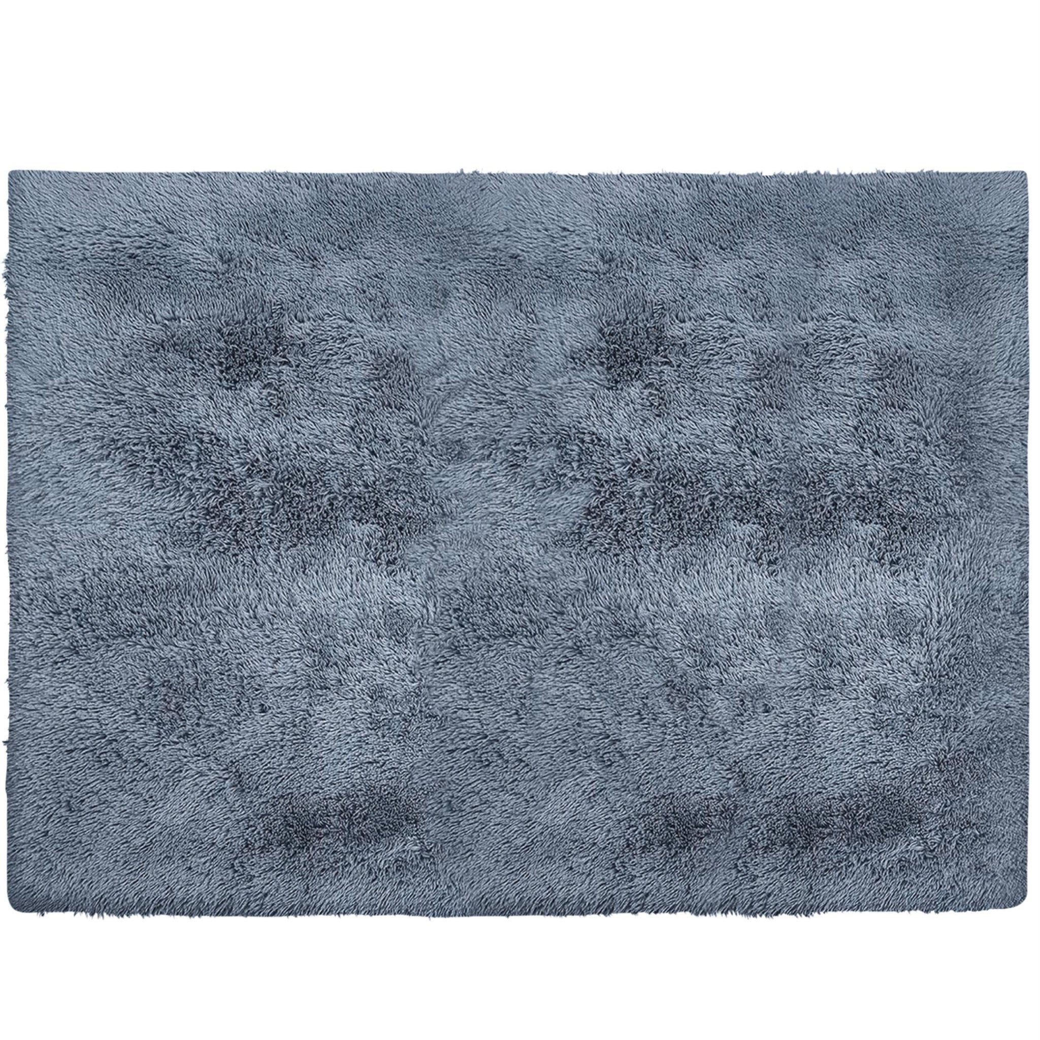 4’ X 5’ Gray Solid Modern Area Rug