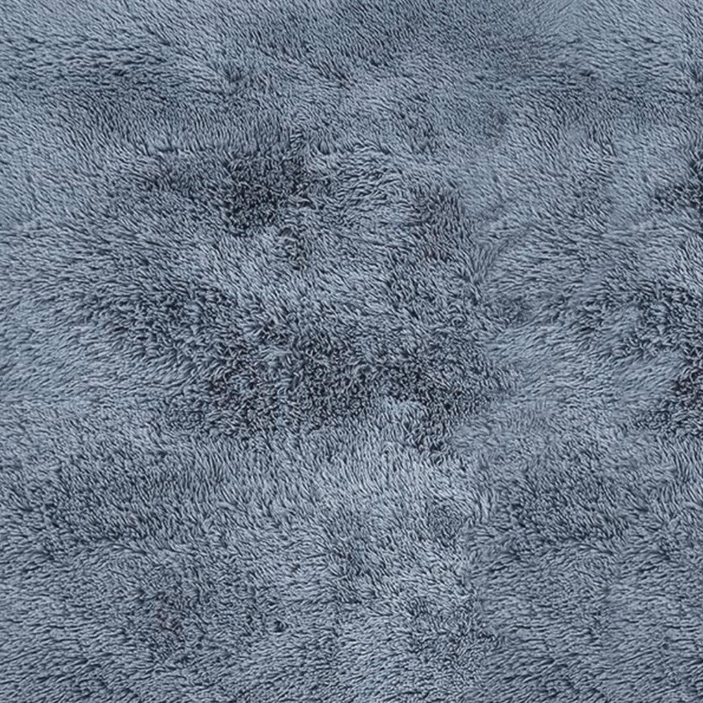 4’ X 5’ Gray Solid Modern Area Rug