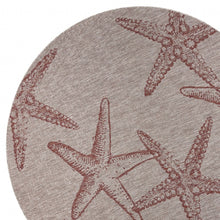 Beige Indoor Outdoor Area Rug - 5' x 7'