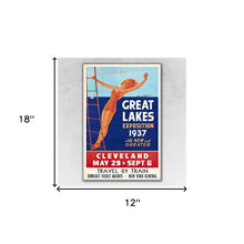 Great Lakes 1937 Vintage Travel Poster Wall Art - 24