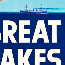 Great Lakes 1937 Vintage Travel Poster Wall Art - 24