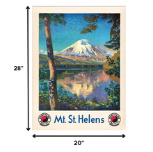 Mt. St. Helens C1920S Vintage Travel Poster Wall Art - 36