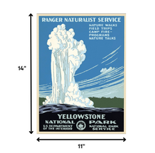 Yellowstone National Park c1938 Vintage Travel Poster Wall Art - 36