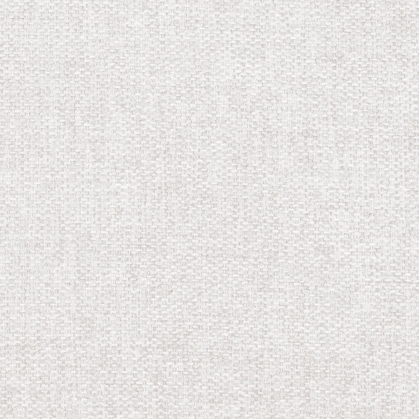 49" Beige 100% Linen And Dark Brown Tufted Ottoman