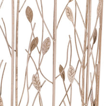 Conjunto de dos mesas auxiliares de vidrio y oro hoja