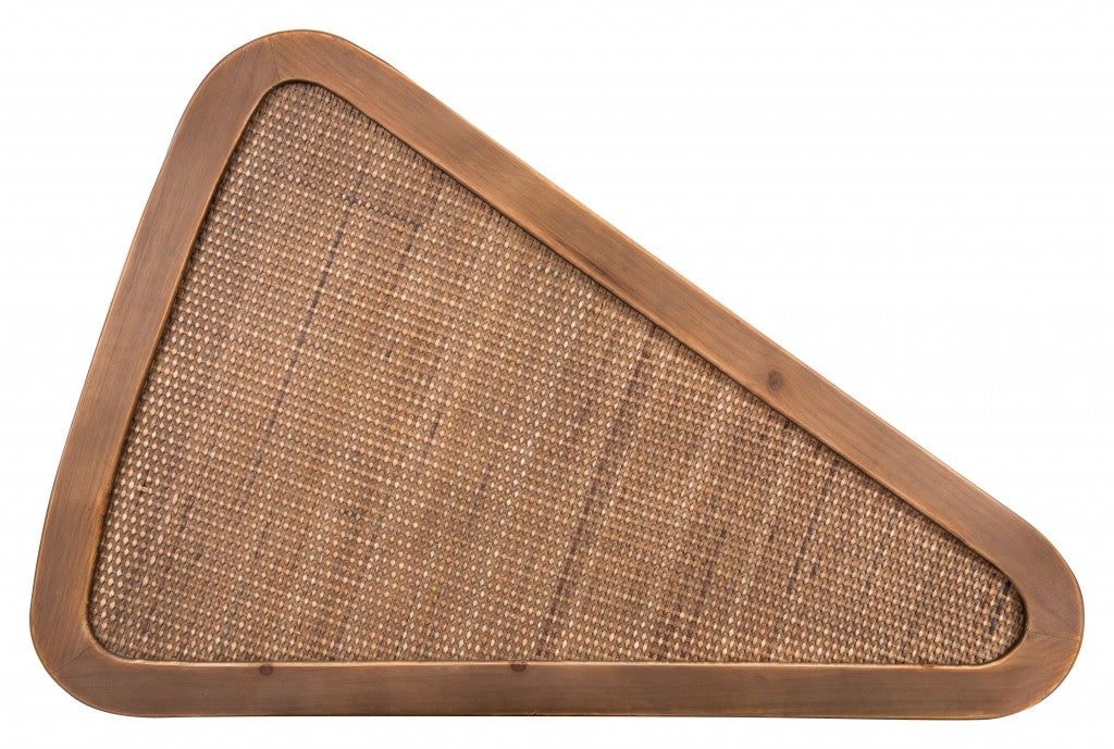 Set of Two Brown Wooden Nesting Tables