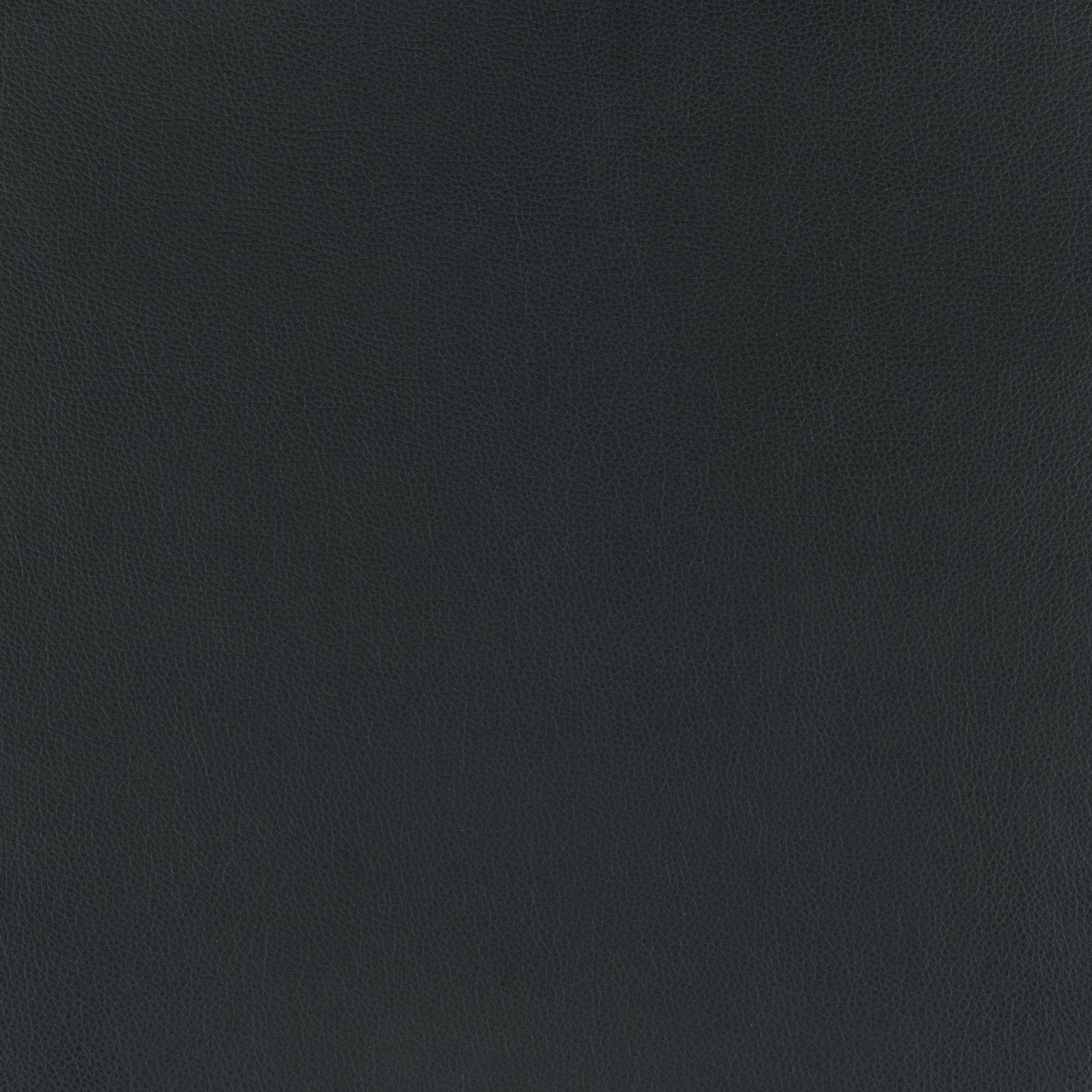 Set of Two Contempo Slim Black Faux Leather and Stainless Dining Chairs