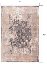 2’ x 10’ Gray Washed Out Persian Runner Rug