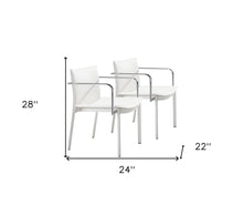 White Faux Leather Seat Adjustable Conference Chair Metal Back Steel Frame