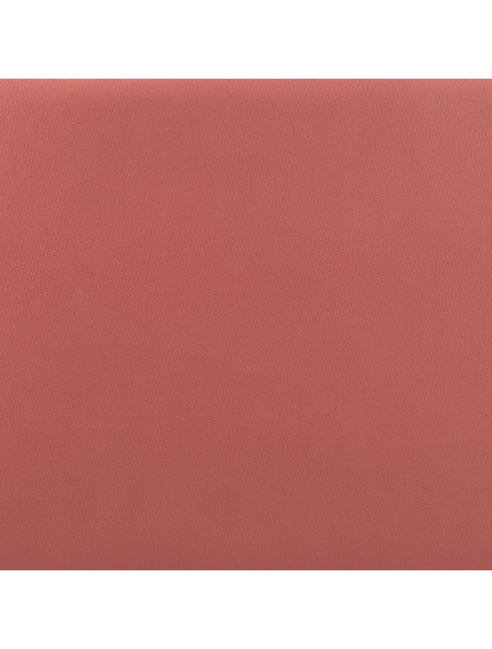 Terra Cotta and Black Modern Cube Faux Leather Accent Chair