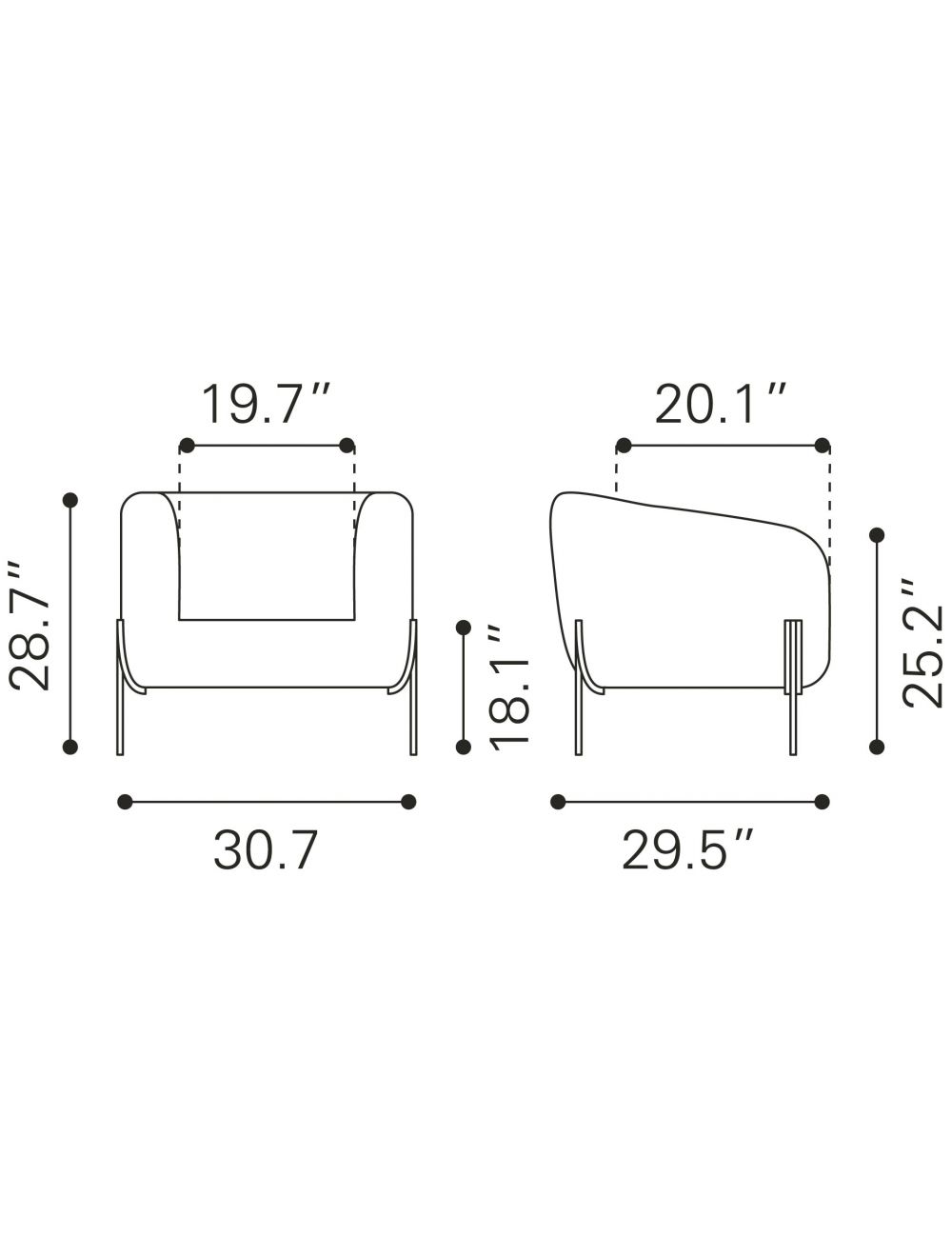 Gray and Gold Textural Upholstered Accent Armchair