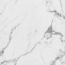 Mesa de centro de acero y mármol sintético blanco Designer's Choice