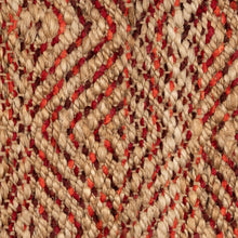 8’ x 10’ Burgundy and Tan Ombre Area Rug