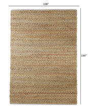 5’ x 8’ Natural Braided Jute Area Rug