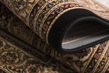 Black and Beige Medallion Runner Rug - 2’ x 10’