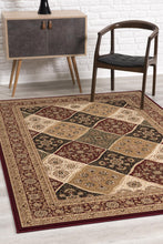 2’ x 10’ Red Decorative Diamonds Runner Rug