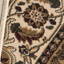 Cream Traditional Decorative Runner Rug - 2’ x 10’