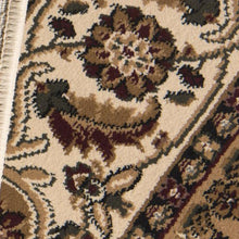 Cream Traditional Decorative Runner Rug - 2’ x 10’