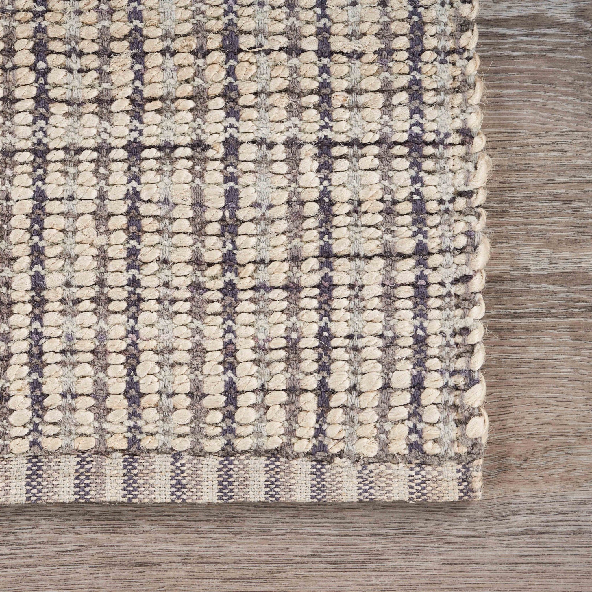 5’ x 8’ Brown and Beige Toned Jute Area Rug