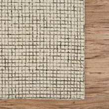 5’ x 8’ Tan and Ivory Grid Area Rug