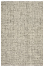 5’ x 8’ Tan and Ivory Grid Area Rug