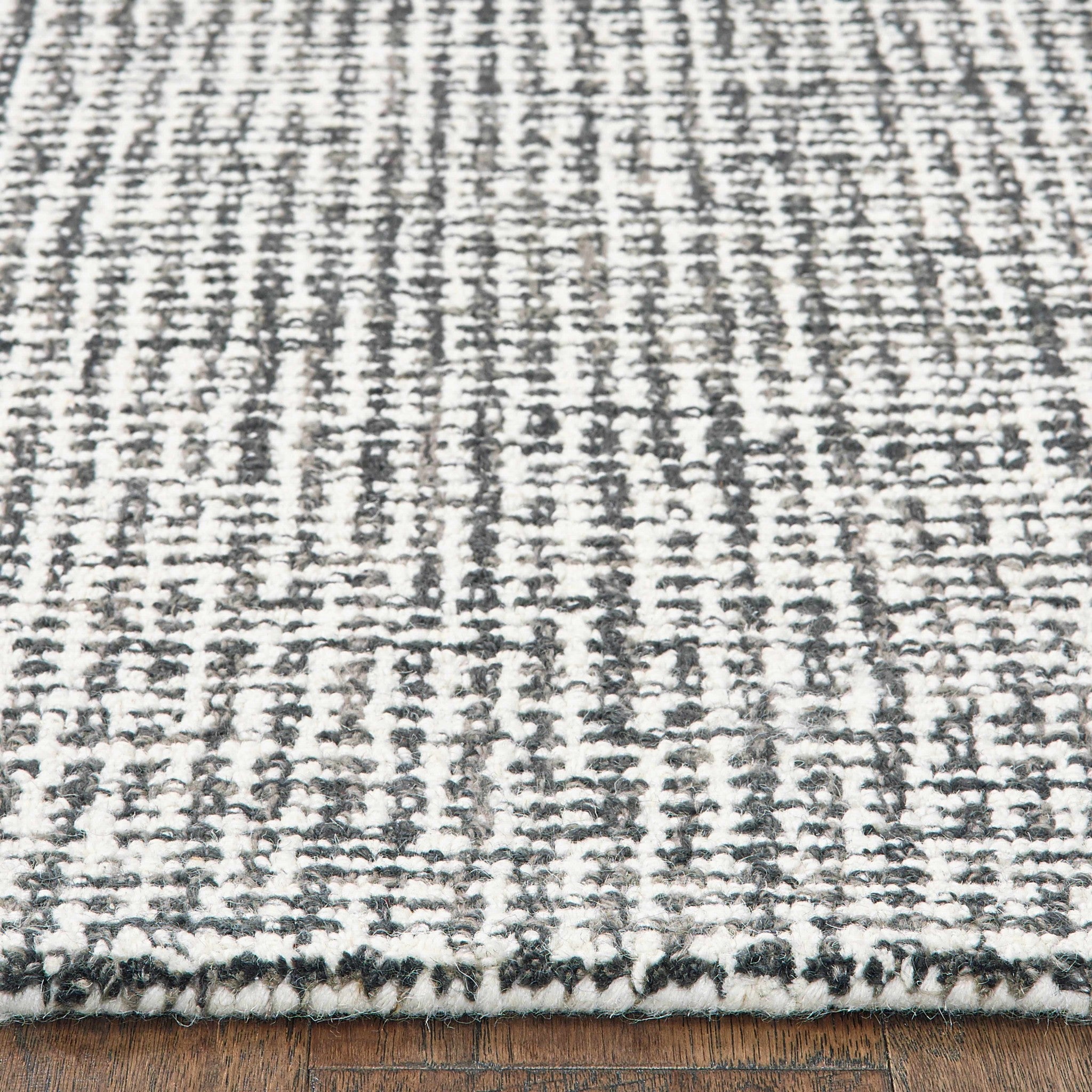 5’ x 8’ Gray Interwoven Maze Area Rug