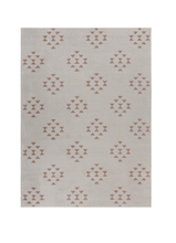 5’ x 7’ Tan and Beige Southwestern Area Rug