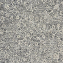 3’ x 5’ Gray Floral Finesse Area Rug