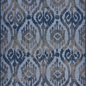 5' X 7' Orange, Yellow, Blue, Green, Red Indoor Outdoor Area Rug