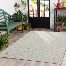 2? X 3? Blue / Gray Indoor Outdoor Area Rug
