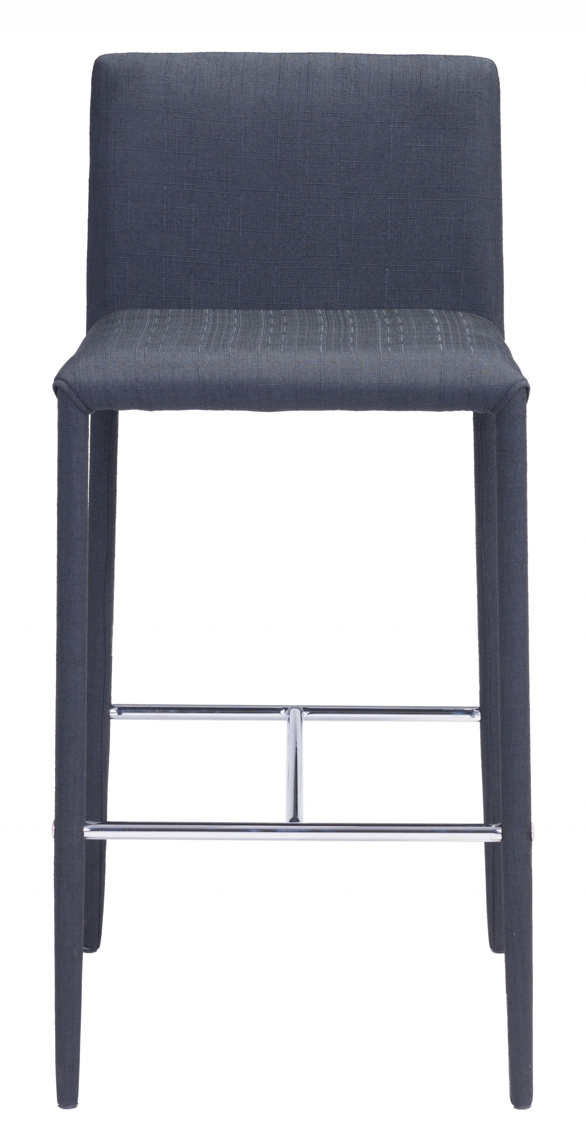 Set of Two Black Restaurant Quality Sleek Bar Chairs