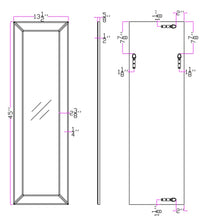Long Beleved Edge Mirror