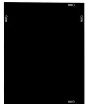 Black and White Striped Mirror