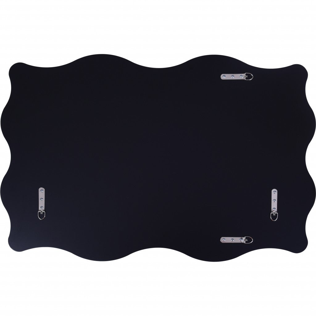 Curvy Framed Glass Mirror