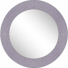 Grey Round Wall Mirror