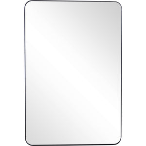 Rectangular Clean Metal Mirror