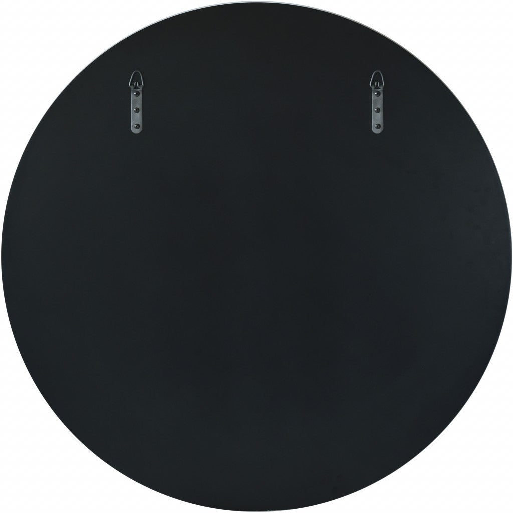 Angled Petal Round Mirror